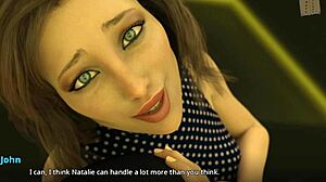 Watching the cheer routine in WVM 133.