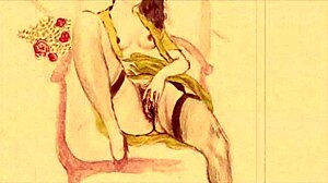 Vintage erotic animation brings retro fantasies to life. pure classic vibes unfold.