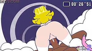 Princess peach rides bdc big dark cock?