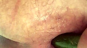 hey, check this hot close-up anal sex with big dildos and milk