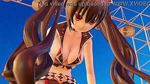 Blabla Enjoys Fun with Favorite Fan in 3D Anime Game