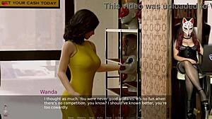 Does Ms. Denver wear stockings?