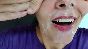 hey, you bastard, cum on my face and smear me with your load!