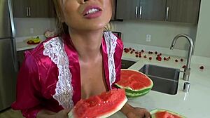 Hey, can this young Asian babe make fruit cum with hard orgasms?
