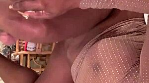 Amateur Homemade Ebony Doggy Style POV with Big Ass Bent Over and Intense Emotions