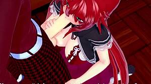 Rias and Akeno askin me somethin in HS DXD NTR madness 2