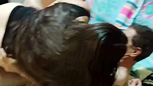 this colombian chica’s the ultimate slut, ridin’ hard for new year, wanna see?