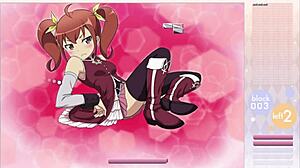 Kurusu Kanako's Clothes Ripped Off In Arkanoid Striptease Gameplay