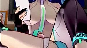 cure for me in this hentai cartoon with clothes ripped and striptease