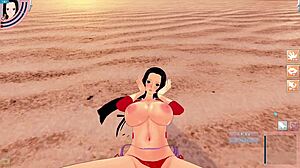 i take pov with boa hancock in 3d hentai anime game