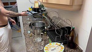 Hot latina gets first dp with two cocks on her pussy.