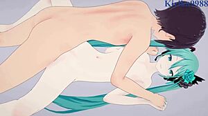 Hatsune Miku Vocaloid Hentai - Intense Creampie Sex in 3D