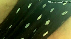 Amateur model teases in black panties, fetish panty dreams with teasing actions