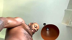 hey, watch this guy sucking on a thick cock while jerking off