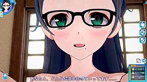 i love this koikatsu sunshine with the glasses girl in cowgirl positon, it's so hot