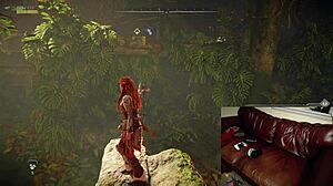 the gamer slut forgets her cam is on while using dildo