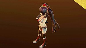 Blabla Enjoys Fun with Favorite Fan in 3D Anime Game