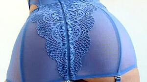 buxom blonde bartender olivia austin helps excited customer