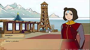 Korra's tits in Four Element Trainer Book 5, hot! 🔥