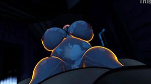 Phantasm fornication unfolds in wild monster hentai by dral studio