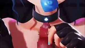 cure for me in this hentai cartoon with clothes ripped and striptease