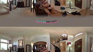 Nikki's giving you a raise in voyeur vr.