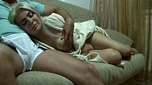 an amateur blonde couple with big ass starts with blowjob, then fucks pussy and ass on camera.