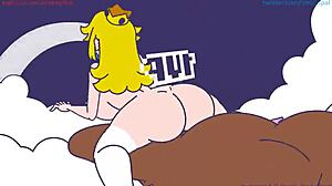Princess peach rides bdc big dark cock?