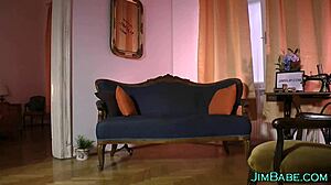 Young British Teen Rides Old Man Hardcore