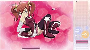 Kurusu Kanako's Clothes Ripped Off In Arkanoid Striptease Gameplay