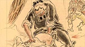 Vintage Erotic Cartoon Illustration