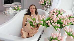 Real nude photoshoot with beautiful model.