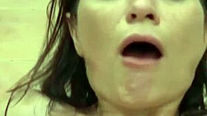 Italian babe so horny for oily anal in POV!