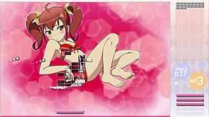 Kurusu Kanako's Clothes Ripped Off In Arkanoid Striptease Gameplay