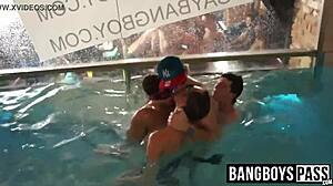 Kinky Gay Men Ride Huge Cocks In Private Orgy Cumshot