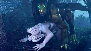 Dragon distracts in wild furry hentai scene