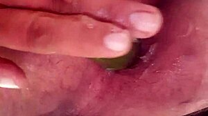 hey, check this hot close-up anal sex with big dildos and milk