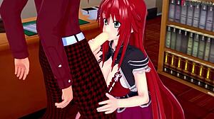 Rias and Akeno askin me somethin in HS DXD NTR madness 2
