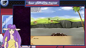 avatar the last airbender four elements trainer part 35 in hentai cartoon anime game