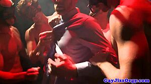 Muscular Hunks Dive Into Hardcore Anal Orgy Ritual