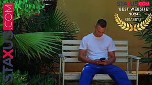 Staxus I Catch The Gardener Masturbating And Offer Him All My Help