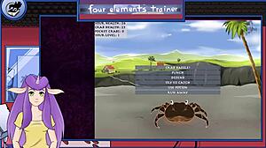 avatar the last airbender four elements trainer part 35 in hentai cartoon anime game