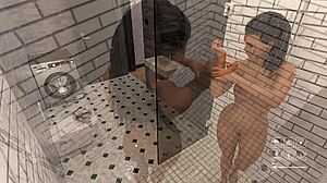 Slut with Big Nipples Watched in Hentai Gameplay