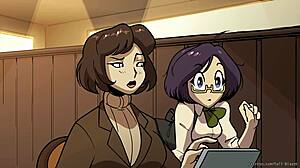 hey, this bombshell barista gets bound in outdoor hentai bondage by tailblazer