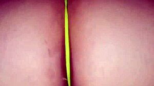 latina shows huge ass in tiny yoga thong