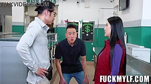 everyone cums simultaneously in this wild group scene with alexia and suki