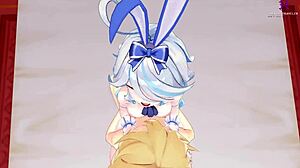 Genshin Impact: Riding In Cowgirl Cum In Mouth