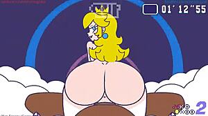 Princess peach rides bdc big dark cock?