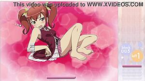 Kurusu Kanako's Clothes Ripped Off In Arkanoid Striptease Gameplay