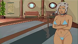 Korra's tits in Four Element Trainer Book 5, hot! 🔥